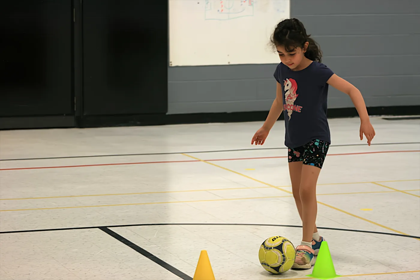 Junior Athletes participants ages 6-8 taking part in a session in Ottawa